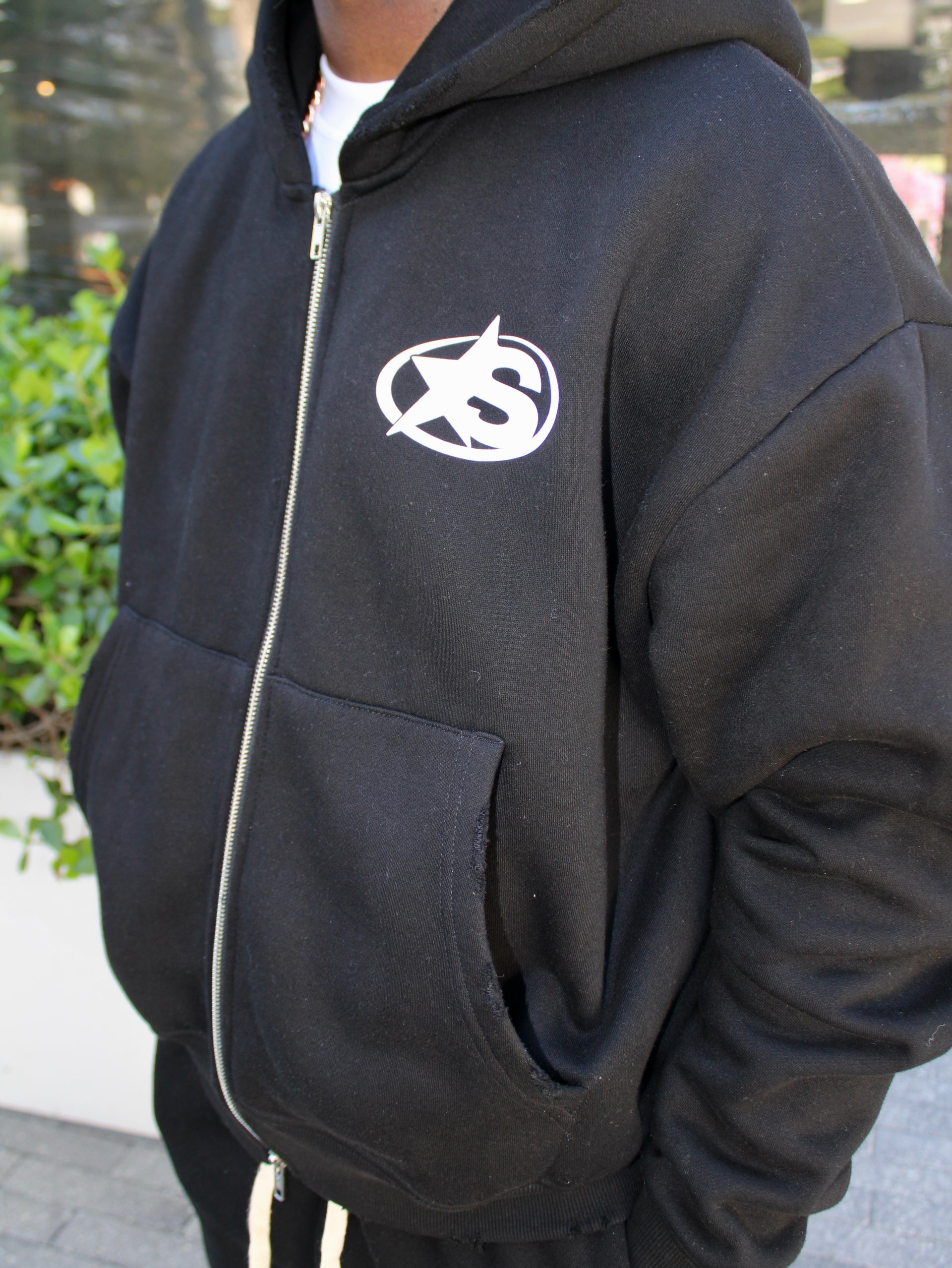 MIDNIGHT DOUBLE-ZIP HOODIE